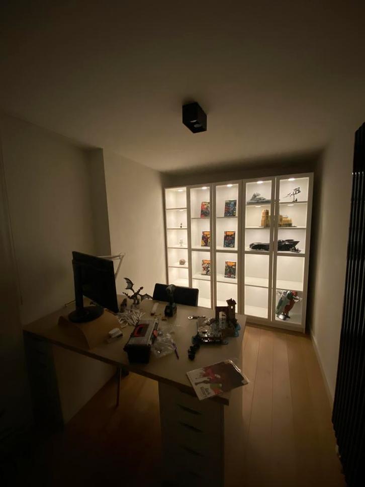 Ikea billy boekenkast met spotjes mittled 24x, Immo, Appartementen en Studio's te huur