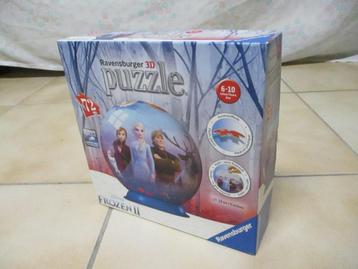 3D puzzelbal Frozen II ,72 stuks , ravensburger puzzleball beschikbaar voor biedingen