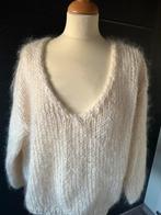 trui lange mouw V-hals 100pct mohair kid annell, Ophalen, Zo goed als nieuw
