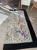 Foulard noir motifs oiseaux, Enlèvement ou Envoi, Comme neuf, Pashmina