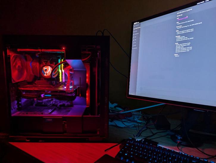 PC-gamer - Ryzen 9 3900X/RTX 2080 Super/Waterkoeling LCD, Computers en Software, Desktop Pc's, Gebruikt, 3 tot 4 Ghz, HDD, SSD