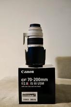 Canon EF 70-200 2.8 L III USM incl. doos, Enlèvement ou Envoi, Comme neuf