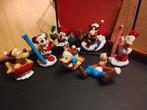 Enesco 7 ceramic figuren Disney (breekbaar porcelijn ), Ophalen of Verzenden, Mickey Mouse, Zo goed als nieuw, Beeldje of Figuurtje