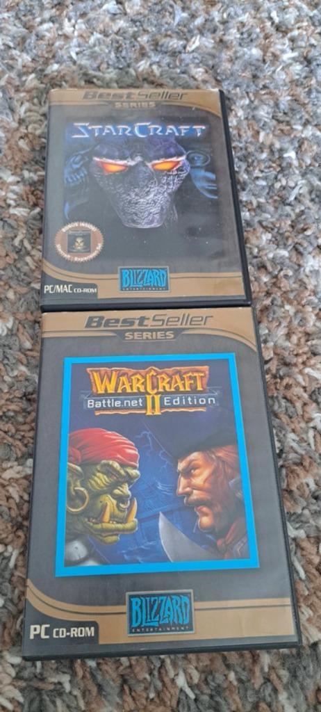 Starcraft + Warcraft II: Best Seller Series [CIB], Games en Spelcomputers, Games | Pc, Zo goed als nieuw, Strategie en Constructie