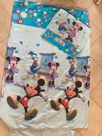 Mickey Dekbed Overtrek +-180x130 met Kussensloop +-65x60, Enlèvement, Utilisé, Housse de couette