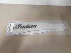 Sticker - Tank decals voor Indian Scout. Zilver met zwart/wi, Motoren, Ophalen of Verzenden