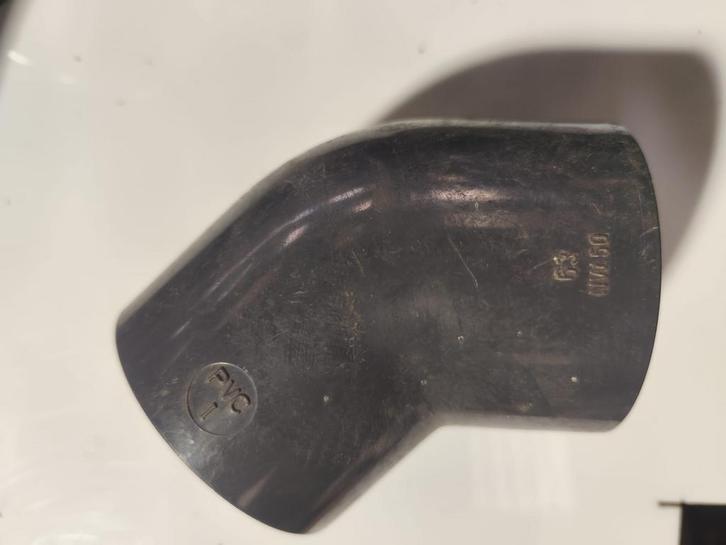 +GF+ PVC koppelingen 63mm, 45graden– 101 stuks – nieuw, Doe-het-zelf en Bouw, Buizen en Afvoer, Nieuw, Bochten, PVC, Ophalen