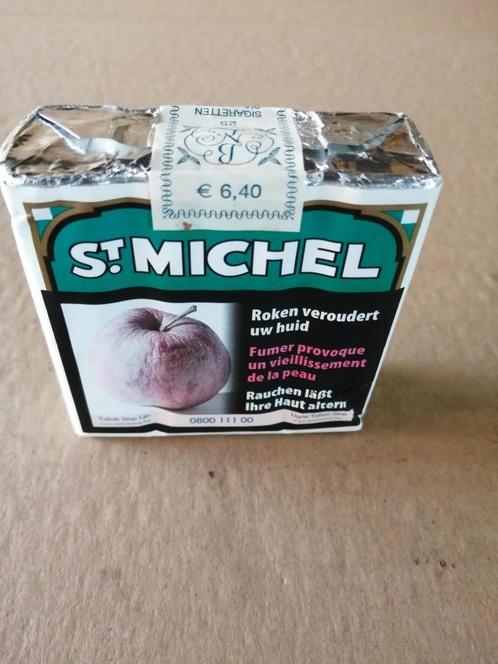 CIGARETTES   ST MICHEL, Verzamelen, Rookartikelen, Aanstekers en Luciferdoosjes, Gebruikt, Ophalen of Verzenden
