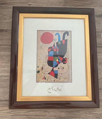 KUNSTDRUK MIRO IN PRACHT LIJST beschikbaar voor biedingen
