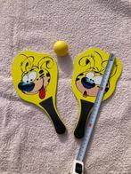 Marsupilami Quick geel houten raquet met bal 25 cm ping pong, Sport en Fitness, Overige merken, Racket, Ophalen of Verzenden, Zo goed als nieuw