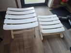 2 voetenbankjes tuinmeubelen Kettler, Tuin en Terras, Ophalen, Zo goed als nieuw