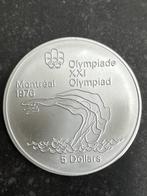 Munt zilver Canada olympiade 1976, Postzegels en Munten, Verzenden, Losse munt, Zilver