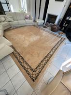 Tapijt - Wollen handgeknoopt Syrisch tapijt, Huis en Inrichting, Ophalen, Crème, Gebruikt, 200 cm of meer