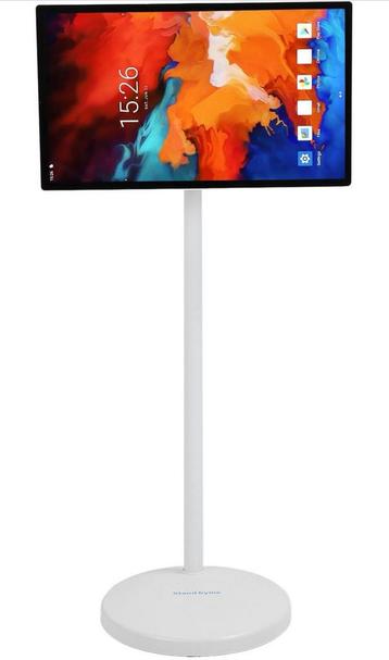 TV Portable Intelligente de 24 Pouces sur Roulettes. beschikbaar voor biedingen