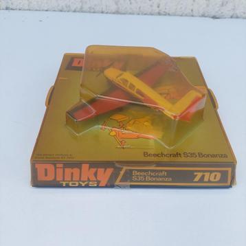 DINKY TOYS 710 BEECHCRAFT S35 BONANZA VLIEGTUIG JET 1973 VGC beschikbaar voor biedingen