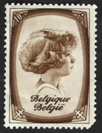 1 Postzegel België 1938 Prins Albert beschikbaar voor biedingen