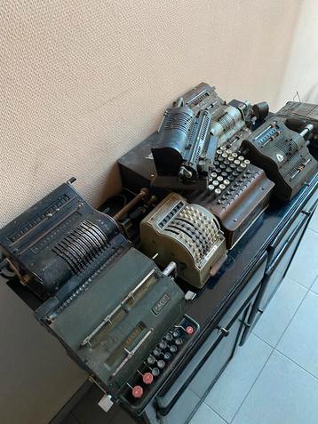 Lot anteike rekenmachines, Antiek en Kunst, Curiosa en Brocante, Ophalen