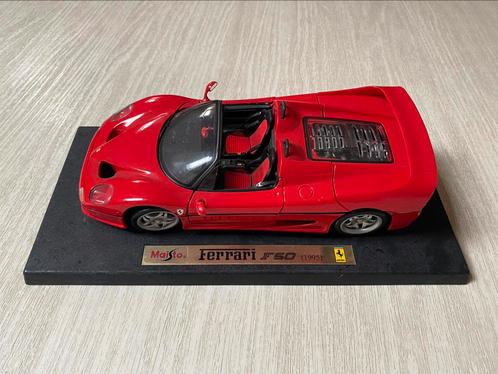 Maisto Ferrari F50 1:18 van 1995, Hobby en Vrije tijd, Modelauto's | 1:24, Zo goed als nieuw, Auto, Maisto, Ophalen of Verzenden