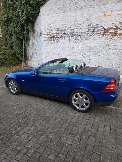 Mercedes SLK200  cabriolet, Auto's, Mercedes-Benz, Particulier, SLK, Benzine, Cabriolet, Handgeschakeld, Blauw, Leder, Ophalen