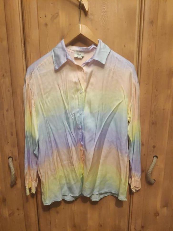 Dégradé blouse Terra di Siena TU, Kleding | Dames, T-shirts, Zo goed als nieuw, Ophalen of Verzenden