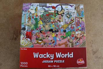 Puzzle 1000 pièces - Wacky World - Pet Shop beschikbaar voor biedingen