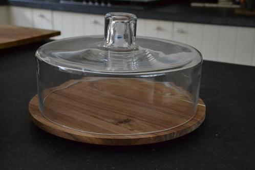 Glazen stolp - Rond ø 30 - taartstolp / bewaarstolp, Huis en Inrichting, Woonaccessoires | Stolpen, Nieuw, Ophalen of Verzenden