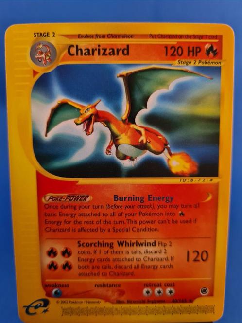 Charizard 40/165 - Expedition Base Set, Hobby en Vrije tijd, Verzamelkaartspellen | Pokémon, Gebruikt, Verzenden