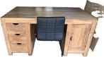 Bureau en bois avec chaise gratuite, Maison & Meubles, Bureaux, Enlèvement, Bureau