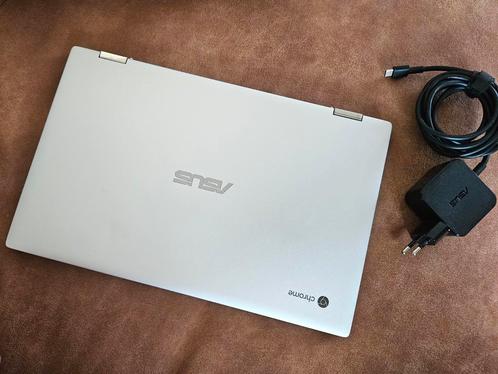 Asus flip chromebook zonder baterij, Computers en Software, Chromebooks, Gebruikt, 14 inch, 64 GB, Touchscreen, Ophalen of Verzenden