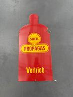 Oud emaille reclame bord Shell, Verzamelen, Ophalen, Gebruikt, Reclamebord