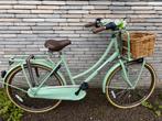 Popal fiets met 7 versnellingen in blauw/turquoise met poot, Fietsen en Brommers, Popal, Handrem, Zo goed als nieuw, Ophalen