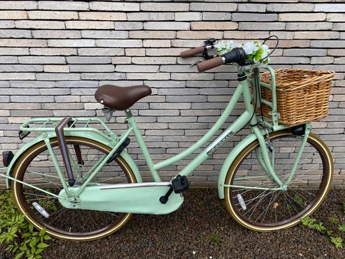 Popal fiets met 7 versnellingen in blauw/turquoise met poot, Fietsen en Brommers, Fietsen | Meisjes, Zo goed als nieuw, 26 inch of meer