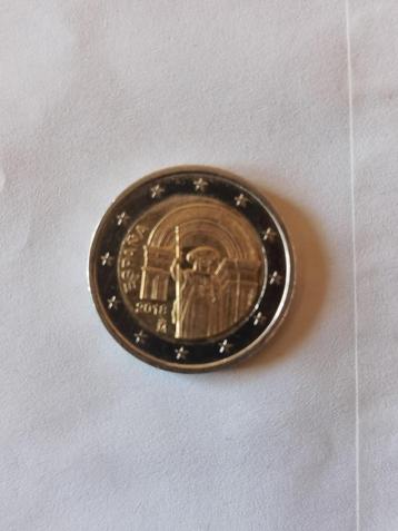 2 EURO ESPAGNE 2018 UNC SAINT JACQUES DE COMPOSTELLE beschikbaar voor biedingen