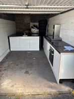 #cuisine compleet eiland, Huis en Inrichting, Keuken | Complete keukens, Ophalen, Wit, Zo goed als nieuw, Hout