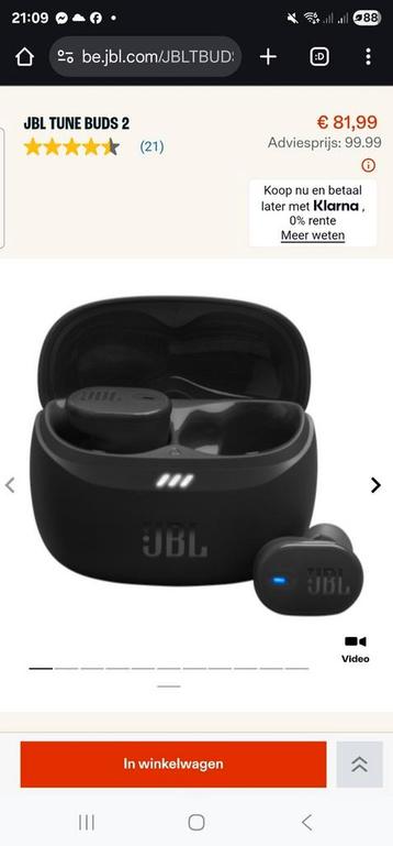 JBL Draadloos– Helder Geluid, Diepe Bas Lange Batterijduur! beschikbaar voor biedingen