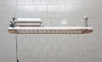 Unieke Japanse industriële lamp Kokosha 130 cm Loft, Gebruikt, Glas, Ophalen of Verzenden, Minder dan 50 cm
