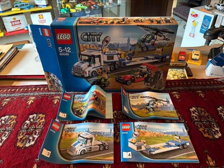 Lego city helikoptertransport 60049, Kinderen en Baby's, Speelgoed | Duplo en Lego, Zo goed als nieuw, Lego, Ophalen