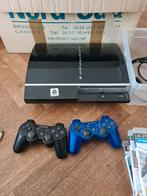 Playstation 3, Games en Spelcomputers, Spelcomputers | Sony PlayStation 3, Ophalen, Phat, Met 2 controllers, 60 GB