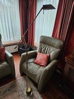 Vintage vloerlamp goudkleurig, Huis en Inrichting, Overige materialen, Vintage modern, Ophalen of Verzenden, Zo goed als nieuw