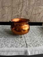 Petit chaudron en cuivre martelé Vintage, Ophalen, Koper