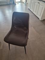 6 lederen eetkamer stoelen, Huis en Inrichting, Ophalen, Zo goed als nieuw