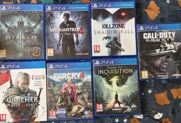 Jeux PS4 beschikbaar voor biedingen