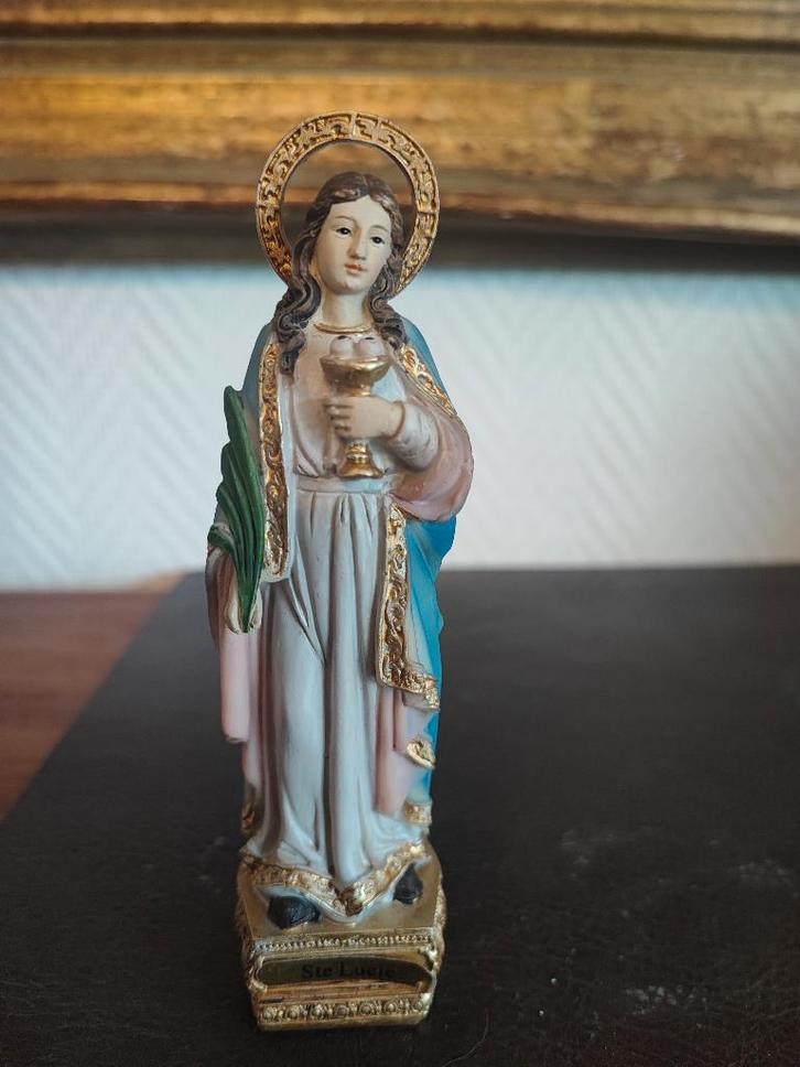 Beeldje Sint Lucia, Antiek en Kunst, Antiek | Religieuze voorwerpen, Ophalen