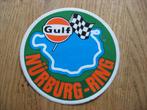 Autocollant drapeau de la station-service Gulf Nurburg-Ring, Collections, Enlèvement ou Envoi, Neuf, Voiture ou Moto