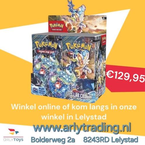 Booster Pokemon Stellar Crown  ArlyToys TCG Lelystad, Hobby & Loisirs créatifs, Jeux de cartes à collectionner | Pokémon, Booster