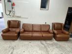 Vintage leren salon, Ophalen, Gebruikt, Vintage, Leer