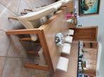 Houten tafel eetkamer, Huis en Inrichting, Gebruikt, 100 tot 150 cm, 200 cm of meer, Vijf personen of meer