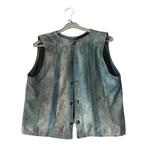 Teal Leather Vest, Ophalen, Zo goed als nieuw