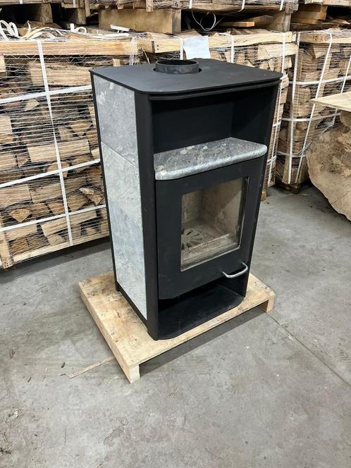 24020 Houtkachel met speksteen 6kw🔥, Huis en Inrichting, Kachels, Gebruikt, Vrijstaand, Houtkachel, Hout, Ophalen