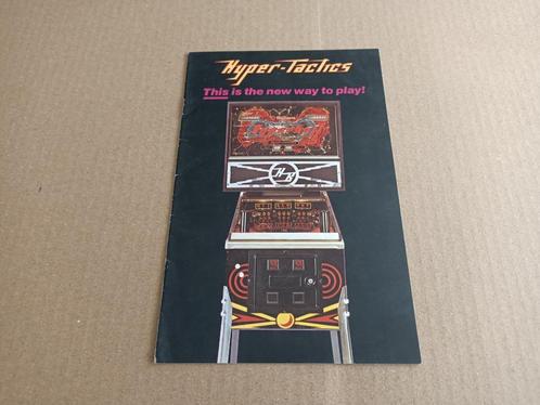 Boekje: Williams Hyperball (1981) Flipperkast, Collections, Machines | Flipper (jeu), Williams, Enlèvement ou Envoi